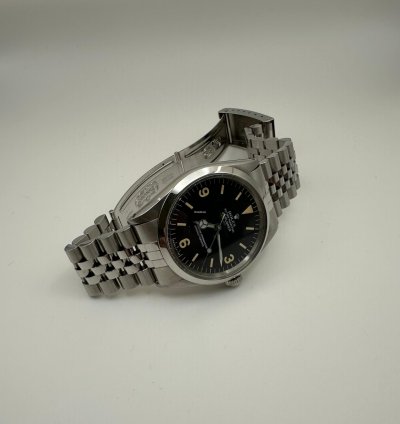 Rolex Explorer 1975 Jubilee Original Box And Rolex Card
