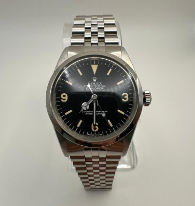 Rolex Explorer 1975 Jubilee Original Box And Rolex Card