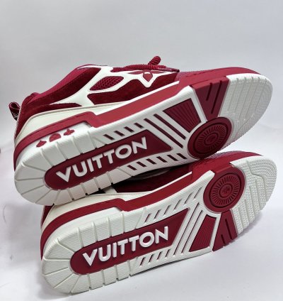 Louis Vuitton Sk8 Red White Sneakers