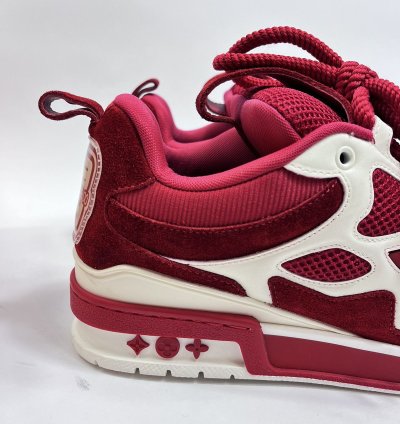 Louis Vuitton Sk8 Red White Sneakers