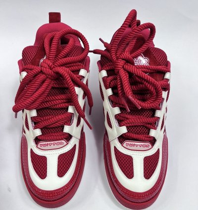 Louis Vuitton Sk8 Red White Sneakers
