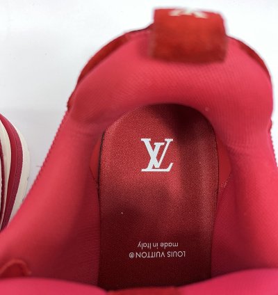 Louis Vuitton Sk8 Red White Sneakers