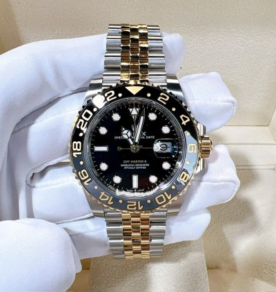 Rolex Gmt-master Ii 2025 New Gmt-master Ii Yellow Gold Two Tone Black Jubilee