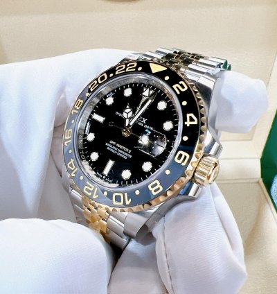 Rolex Gmt-master Ii 2025 New Gmt-master Ii Yellow Gold Two Tone Black Jubilee