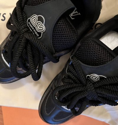 Louis Vuitton Sk8 Skate Shoes 8 5 Lv Black Virgil Abloh