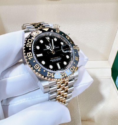 Rolex Gmt-master Ii 2025 New Gmt-master Ii Yellow Gold Two Tone Black Jubilee