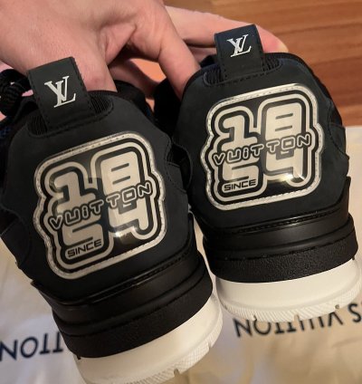 Louis Vuitton Sk8 Skate Shoes 8 5 Lv Black Virgil Abloh