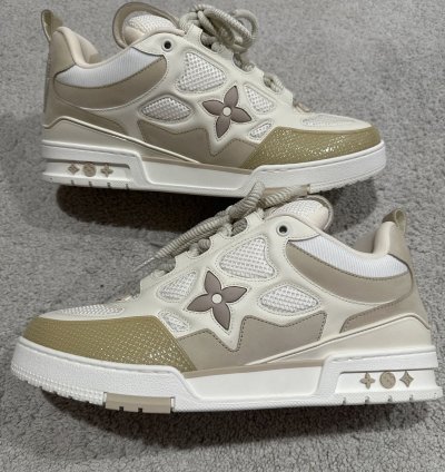 Louis Vuitton Skate Beige White