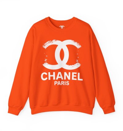 Chanel Sweatshirt Break Orange Size Usa