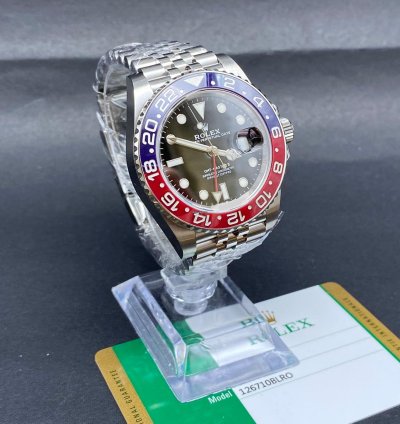 Rolex Gmt-master Ii 126710blro Jub Pepsiold Card