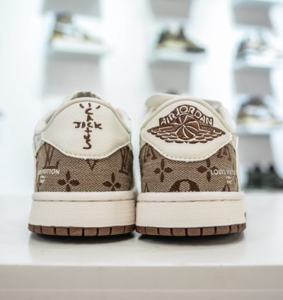 270 Ts X Air Jordan Aj1 Low Inverted Hook Low-top Joint Custom Color Matching Sj214