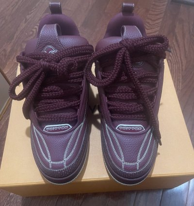 Louis Vuitton Skate Sneakers Burgundy