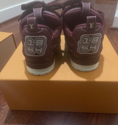 Louis Vuitton Skate Sneakers Burgundy