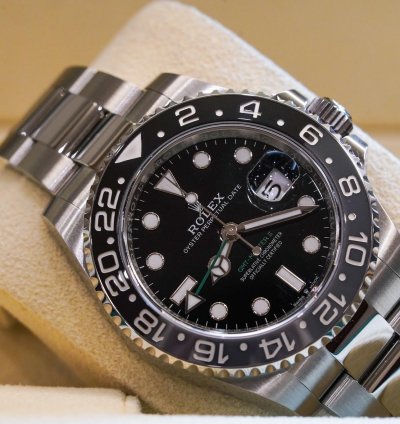 Rolex Gmt-master Ii 126710grnr 126710grnr 40mm Oyster Black Dial Grey Black Bezel Bruce Wayne