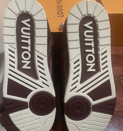 Louis Vuitton Skate Sneakers Burgundy