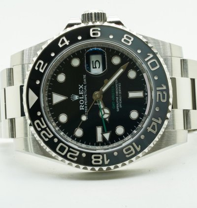 Rolex Gmt-master Ii 126710grnr 126710grnr 40mm Oyster Black Dial Grey Black Bezel Bruce Wayne