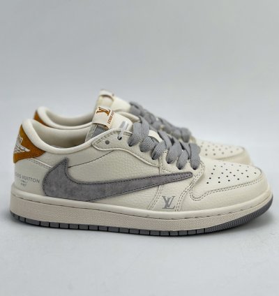 280 Travis Scott X Nike Air Jordan 1 Low X Louis Vuitton Three-party Joint Lx198123
