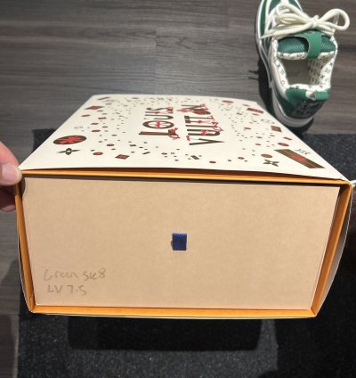 Louis Vuitton Skate Trainer Green White