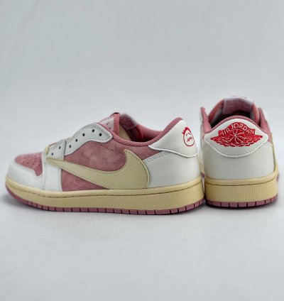 190 Travis Scott X Nike Air Jordan 1 Low X Louis Vuitton Air Jordan 1 Low Peach223f