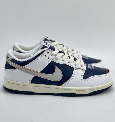 190 Nike Sb Dunk Low X Huf Nyc New York Scratch-off White And Blue Fd8775-100 -231f