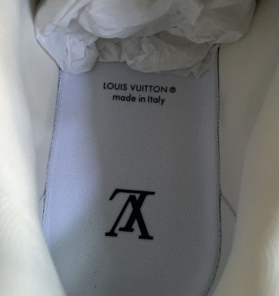 Louis Vuitton Sky Blue Monogram Trainer Sneaker