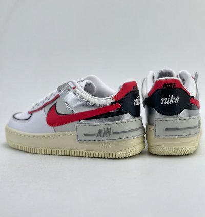 180 Nike Air Force 1 Low 07 Shadow Macaron White Red Black Fn6335-100 23423
