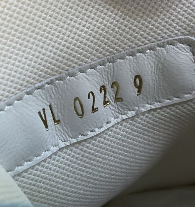Louis Vuitton Sky Blue Monogram Trainer Sneaker