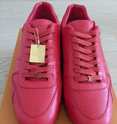 Louis Vuitton Supreme Run Away Red Sneaker