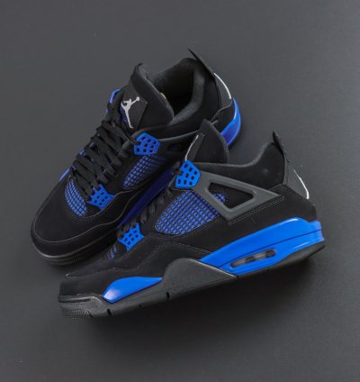 Nike Air Jordan 4 Black Blue