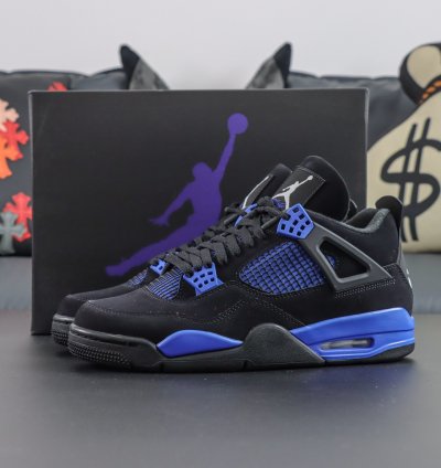 Nike Air Jordan 4 Black Blue