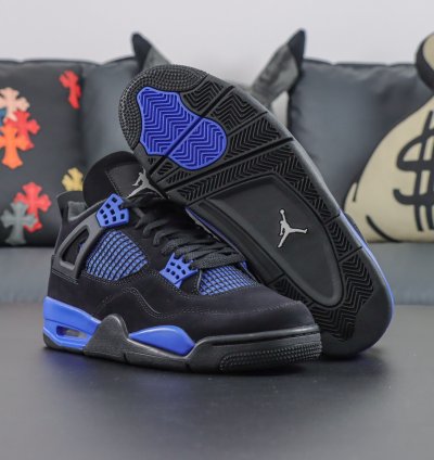 Nike Air Jordan 4 Black Blue