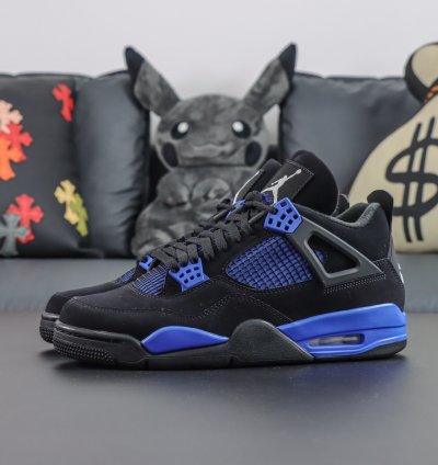 Nike Air Jordan 4 Black Blue