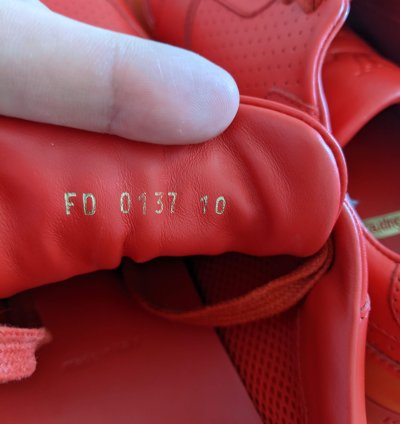 Louis Vuitton Supreme Run Away Red Sneaker