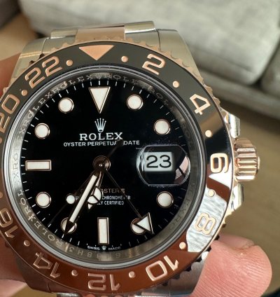 Rolex Gmt-master Ii 126711chnr Root Beer - New Unworn