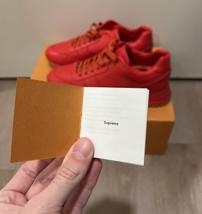 Louis Vuitton Supreme Run Away Sneakers