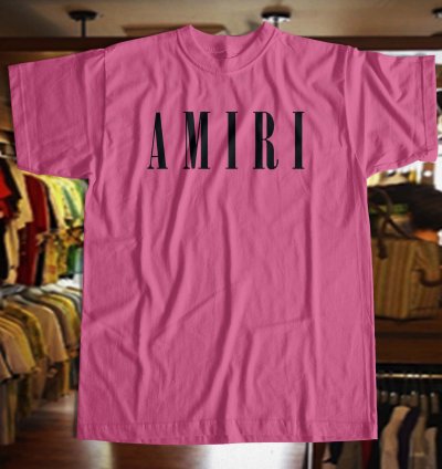 Amiri Logo Heliconia T Shirt Size Usa S - 5xl