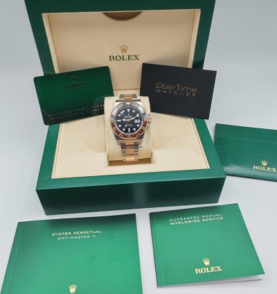 Rolex Gmt-master Ii 126711chnr Root Beer New 2024 Full Set