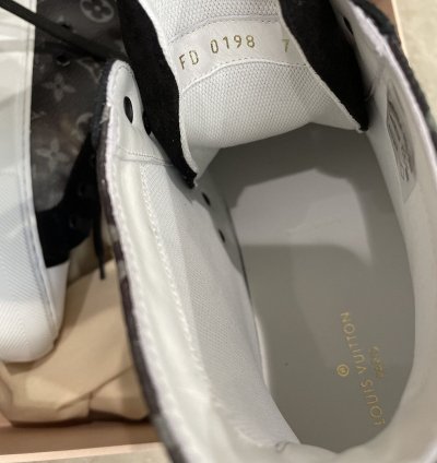 Louis Vuitton Tattoo Galaxy High Top Sneakers