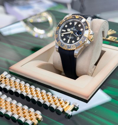 Rolex Gmt-master Ii 126713grnr 18k Gold Ss Jubilee Bracelet Rubber Unworn
