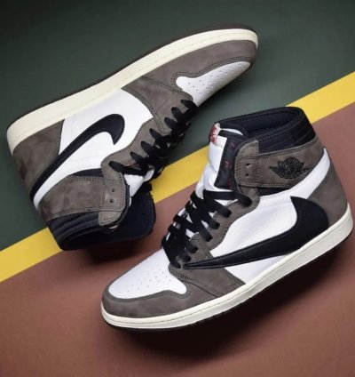 Air Jordan 1 Retro High Og Sp Travis Scott Mocha
