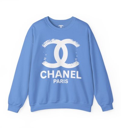 Chanel Sweatshirt Break Carolina Blue Size Usa