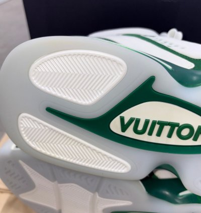 Louis Vuitton Trainer 2 Basketball Sneakers High Top Green