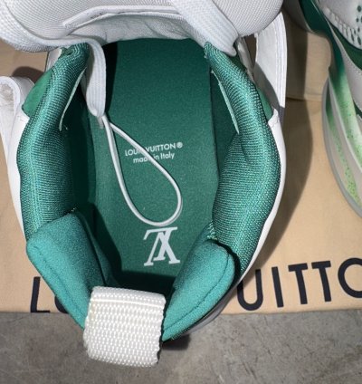 Louis Vuitton Trainer 2 Basketball Sneakers High Top Green