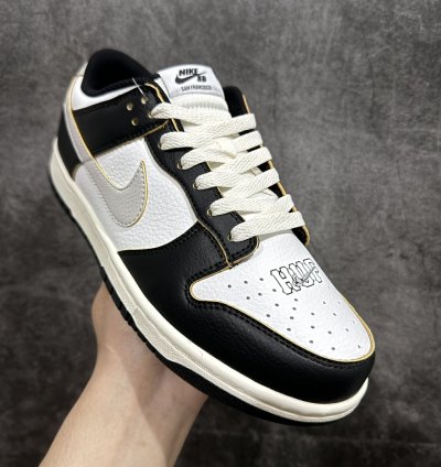220 Huf X Nk Sb Dunk Low San Francisco Black And White
