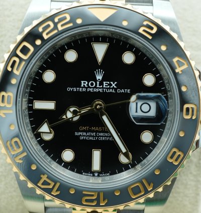Rolex Gmt-master Ii 126713grnr Gmt-master Ii 40 Mm 18k Yg Black Dial Jubilee Bracelet Complete Set 2025