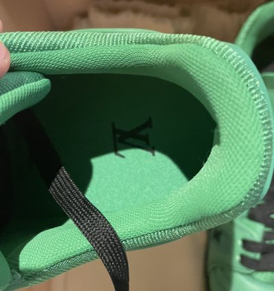 Louis Vuitton Trainer 2022 Green Black Virgil