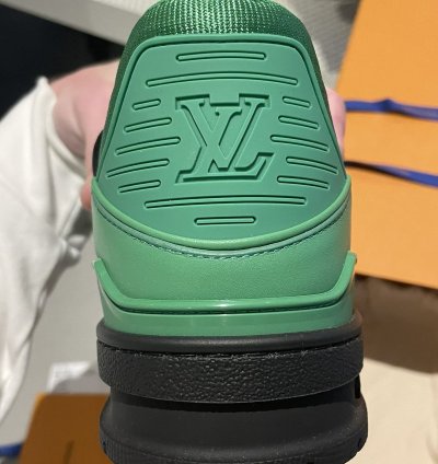 Louis Vuitton Trainer 2022 Green Black Virgil
