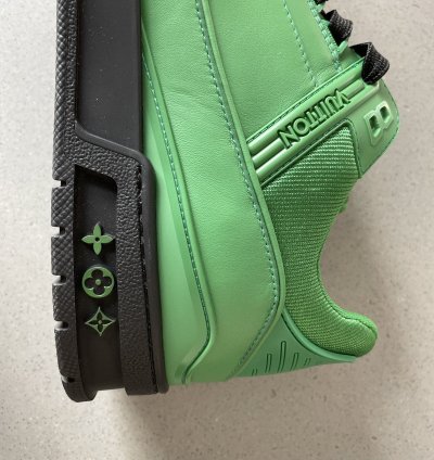 Louis Vuitton Trainer 2022 Green Black Virgil