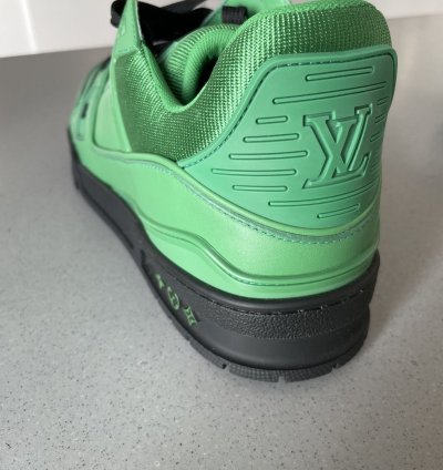 Louis Vuitton Trainer 2022 Green Black Virgil