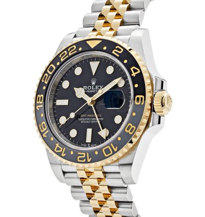 Rolex Gmt-master Ii 126713grnr Stainless Steel Yellow Gold Black Dial Jubilee 2024